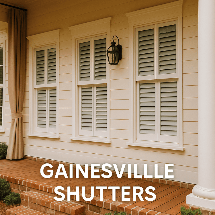 Plantation Shutters Add Southern Charm